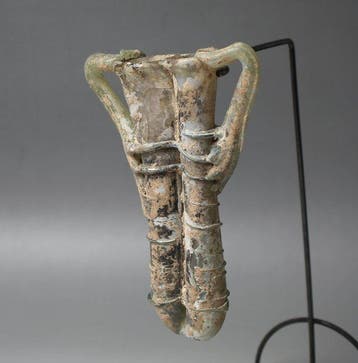 Oud-Romeins Glas Dubbel balsamarium (Zonder minimumprijs), Collections