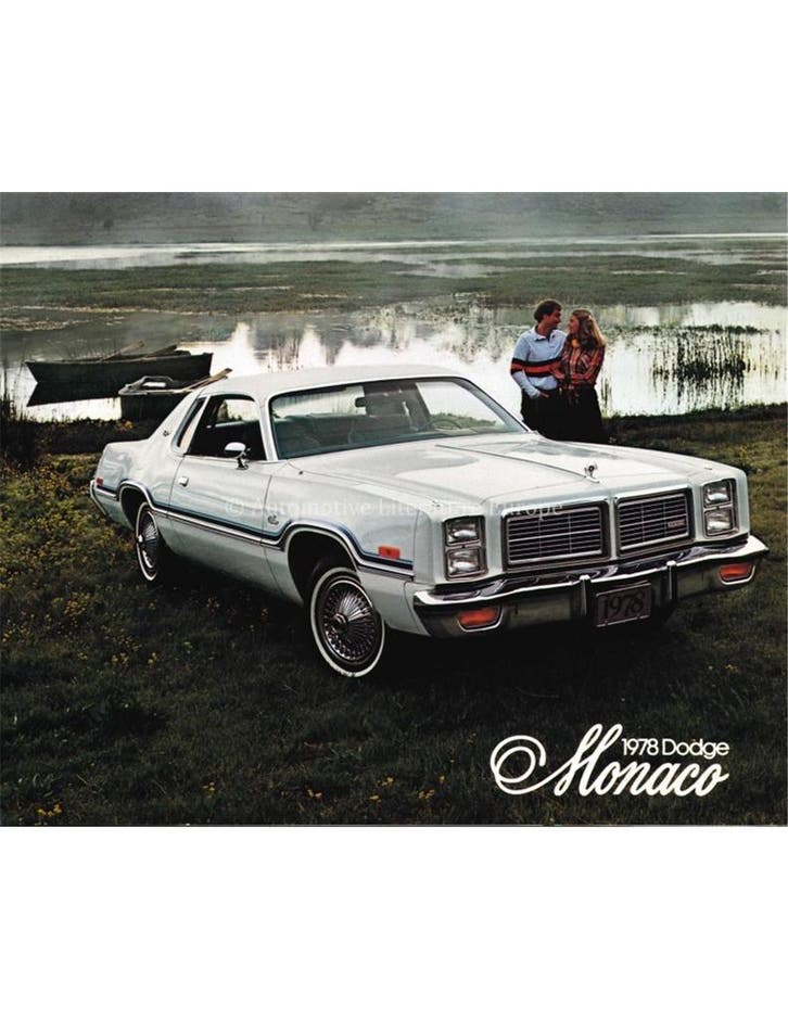 1978 DODGE MONACO BROCHURE ENGELS, Livres, Autos | Brochures & Magazines, Enlèvement ou Envoi