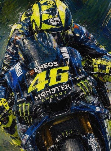 Alberto Ricardo (XXI) - Furia Neón: Valentino Rossi #46, Nieuw