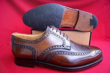 Crockett & Jones - Veterschoenen - Maat: EU 41.5, Nieuw