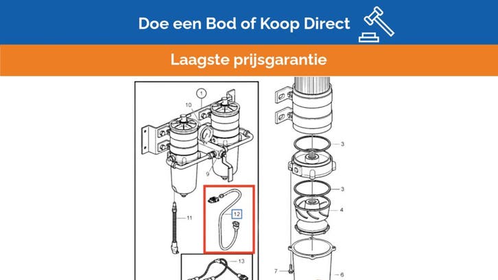 Bieden: Volvo Penta Fuel Sensor extension cable 5 meter - 2, Watersport en Boten, Bootonderdelen, Ophalen of Verzenden