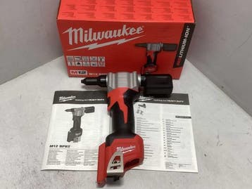 Veiling - Milwaukee M12 BPRT-0 12V Li-Ion accu Blindklinknag, Doe-het-zelf en Bouw, Nieuw