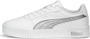 PUMA Carina 2.0 Space Met Dames Sneakers - White/MatteSil..., Verzenden