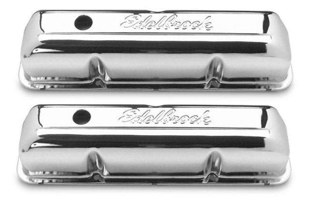 Ford FE 332-428 klepdeksels edelbrock chroom, Autos : Pièces & Accessoires, Autres pièces automobiles, Enlèvement ou Envoi