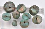 Neolithisch Amazoniet 9 prachtige blauwe amazoniet kralen