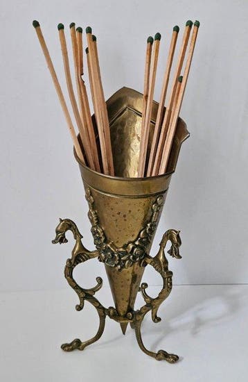 A. Raulin - Art Nouveau - gesigneerd - Vase - Cuivre