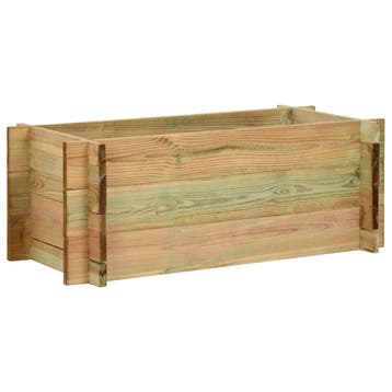 vidaXL Plantenbak 80 cm geïmpregneerd grenenhout, Verzenden