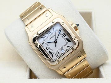 Cartier Santos Ref. 887901 Year 2000s (Box), Ophalen of Verzenden, Polshorloge