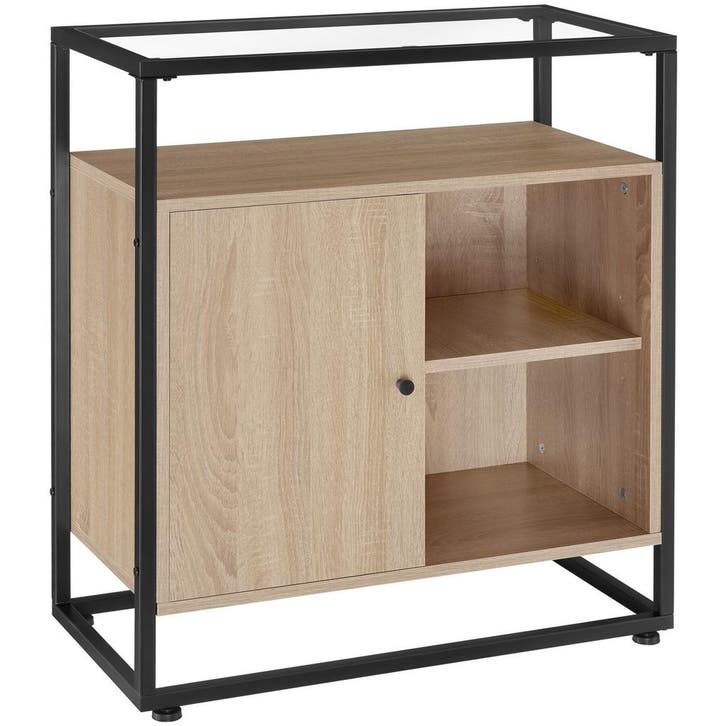 tectake Wandkastje Conventry 70x38x80,5cm - Industrieel lich, Huis en Inrichting, Kasten | Wandmeubels, Verzenden