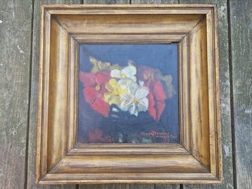 Olga van Iterson-Knöpfle (1879-1961) - bloemstilleven, Antiquités & Art