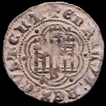 . Koningrijk Castilië Enrique III (1390-1406). Blanca