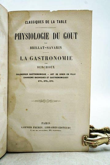 Jean-Anthelme Brillat-Savarin & Joseph de Berchoux -