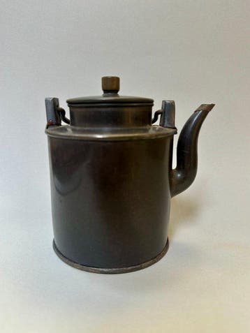 Theepot (2) - Klei en metaal - Yixing-theepot Gong Ju