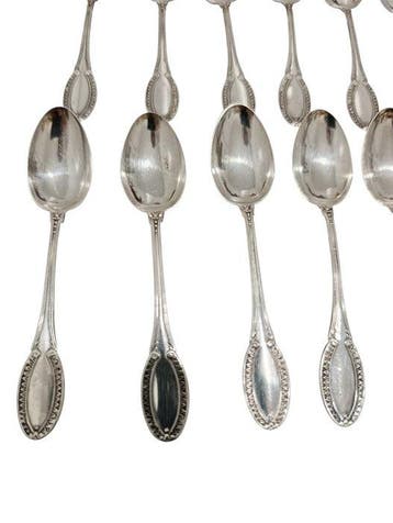 Maestri Italiani - Cuillère à café (12) - Argent 800 -