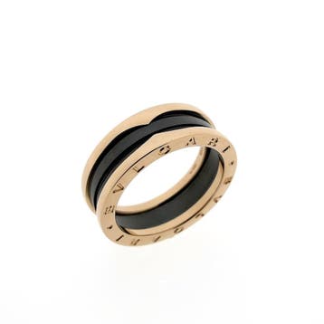 BVLGARI rosé gouden ring B.zero1, Gebruikt, 20 of groter, Heer, Ophalen of Verzenden