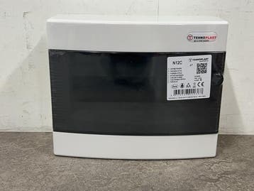 Veiling - 5x Tehnoplast verdeelkast N12-C/P IP40, Nieuw