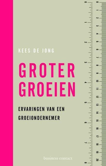 Groter groeien (9789047007524, Kees de Jong), Verzenden, Nieuw