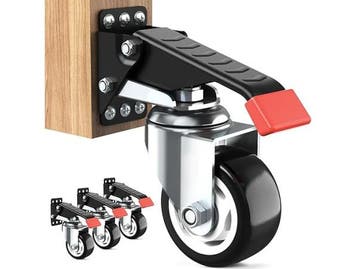 Veiling - Workbench casters Kit 400kg, Doe-het-zelf en Bouw, Zwenkwielen, Nieuw