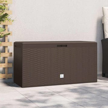vidaXL Tuinbox 114x47x60 cm bruin, Tuin en Terras, Bergingen en Tuinkasten, Verzenden, Nieuw