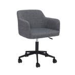 Hübsch - Chaise de bureau - Rest - Gris foncé - Polyester,