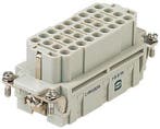 Harting Han Ee 32-Pin Vrouwelijke Crimp Connector Invoeging, Verzenden, Nieuw