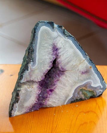 amethist Ruw - Hoogte: 18 cm - Breedte: 18 cm- 3.8 kg - (2)
