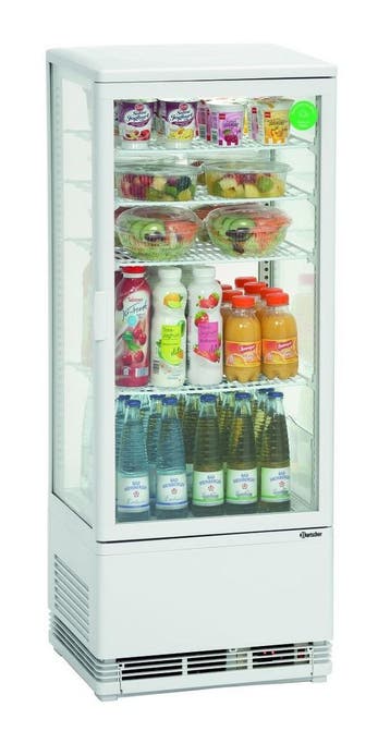 Koelvitrine | 98L | Wit | +2°C/+12°C | 5 Schappen |, Verzenden, Nieuw in verpakking