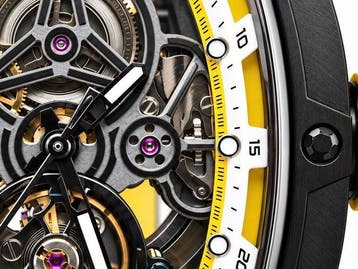AKOR Le Locle - Azuréa Yellow | Automatic Skeleton - Sans