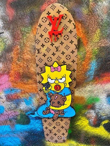 CASH - MAGGIE SIMPSON x LOUIS VUITTON !