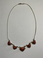 Zonder minimumprijs - Halsketting Zilver - Goldstone Collier