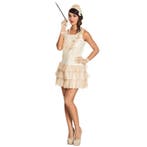 Charleston Jurk Nude Dames, Verzenden, Nieuw