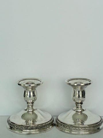 Prelude - Kaarsenhouder (2) - .925 zilver - Sterlingzilver