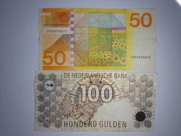 Pays-Bas. - 50, 100 Gulden - 1982/1992 (Sans prix de