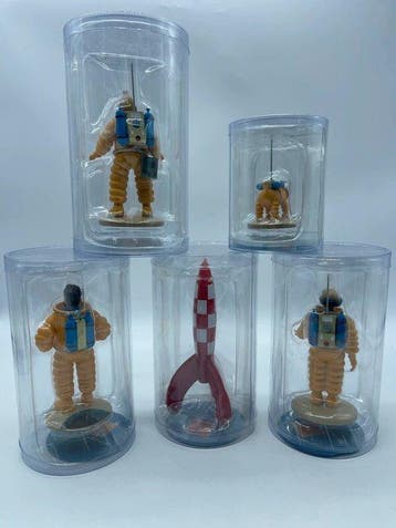 Moulinsart - Tintin - Cohete (#42615)+Haddock Luna, Nieuw