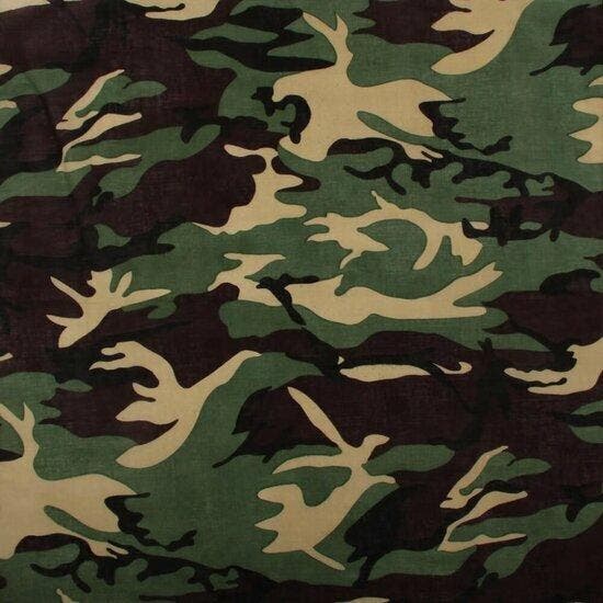 Haarband Bandana Zakdoek 55cm – Camouflage Patroon – Groen, Bijoux, Sacs & Beauté, Beauté | Soins des cheveux