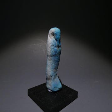Oud-Egyptisch Faience Shabti. 6,7 cm hoog. Late Periode, 664, Verzamelen