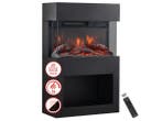 Veiling - Elektrische haard HENRI - Zwart, Nieuw