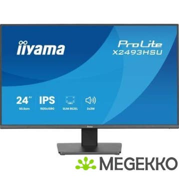 Iiyama ProLite X2493HSU-B1 24  Full HD 120Hz IPS Monitor, Verzenden