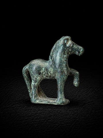 Romain antique, Empire Bronze patiné Figure - 3.6 cm (Sans