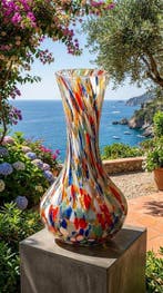 Mazzega - Vase à fleur unique - Verre de Murano - Trésors de