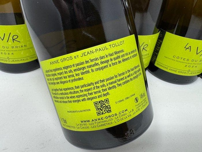 2024 Anne Gros et Jean-Paul Tollot La V/R - Minervois - 6, Collections, Vins