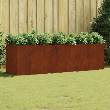vidaXL Plantenbak verhoogd 280x80x80 cm cortenstaal, Tuin en Terras, Verzenden, Nieuw