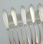 Walker & Hall - Visbestekset (12) - Verzilverd