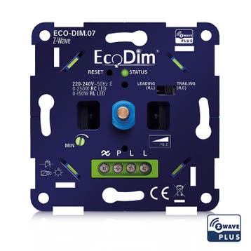 LED DIMMER | Z-WAVE | DRUK/DRAAI | 0-250W (RLC), Verzenden, Nieuw