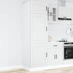 vidaXL Keukenkast Kalmar bewerkt hout wit, Huis en Inrichting, Verzenden, Nieuw