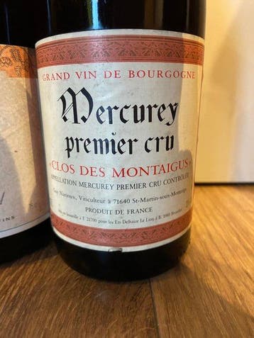 1993 Domaine G Baudrant Mercurey 1° Cru Marcilly 1992, Collections, Vins