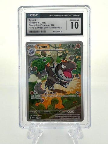 Pokémon - 1 Graded card - Tyrunt - Black Star Promos - 070 -, Nieuw