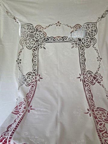 Nappe et 12 serviettes - Nappe (13) - 255 cm - 170 cm, Antiquités & Art