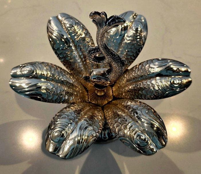 Christofle Fleuron France - Tafelservies - Fleur de Poseidon, Antiquités & Art, Antiquités | Meubles | Tables