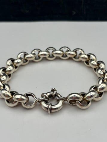 Sans prix de réserve - Bracelet Argent - Jasseron grand